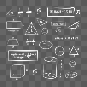 黑板数学公式高清图片