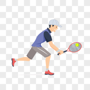 打网球的男生高清图片