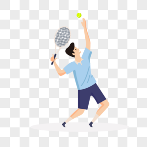 打网球的男生高清图片
