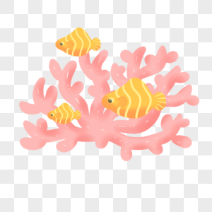 粉色珊瑚粉色海洋生物高清图片