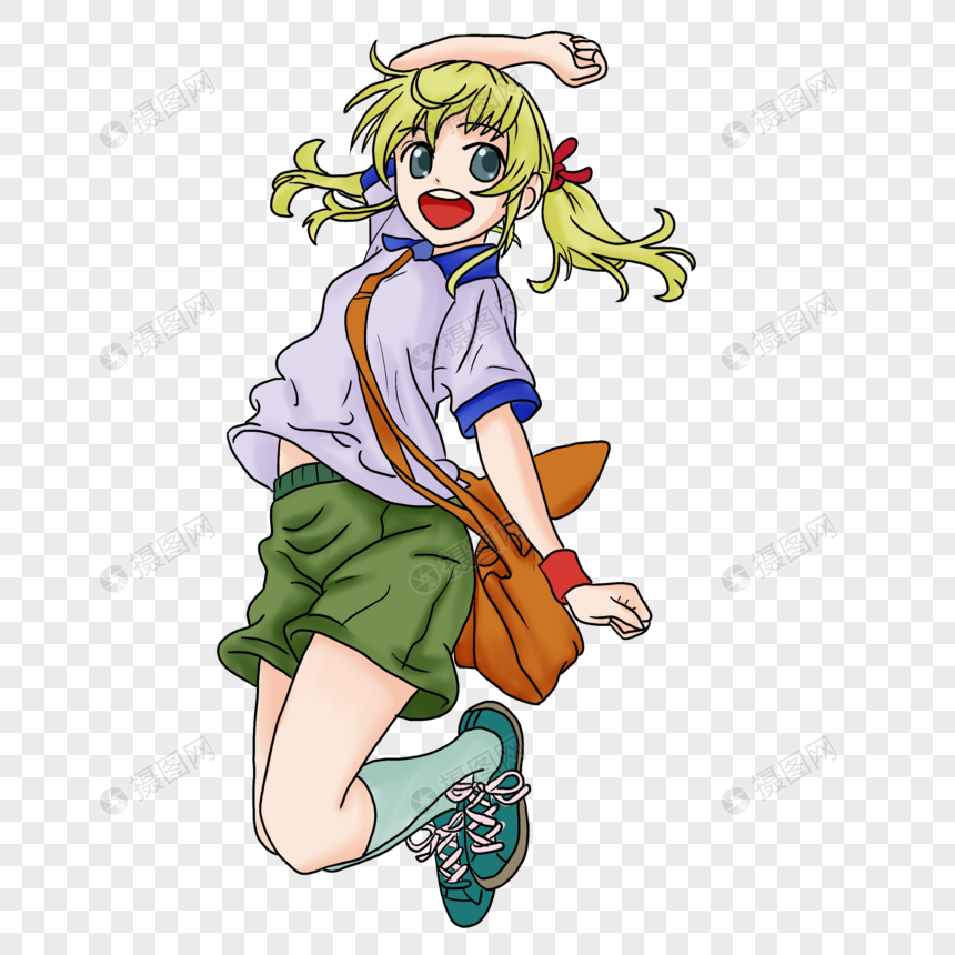 跳跃的女孩