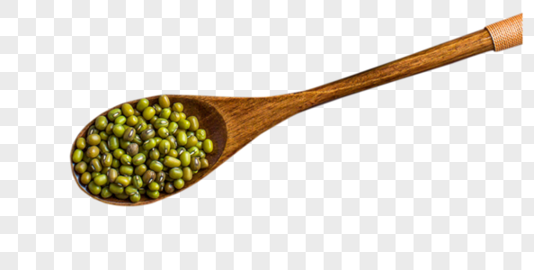 一勺子绿豆图片