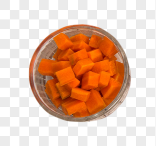 一小碗胡萝卜图片