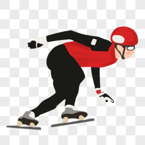 速滑运动员图片