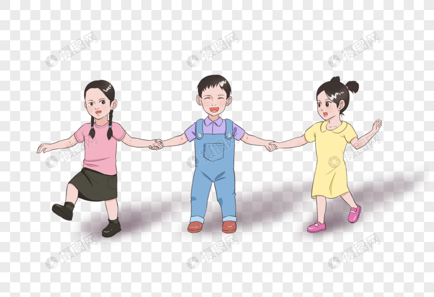 儿童手拉手