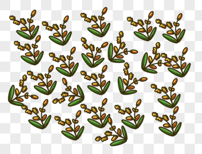 绿植花纹底纹素材图片