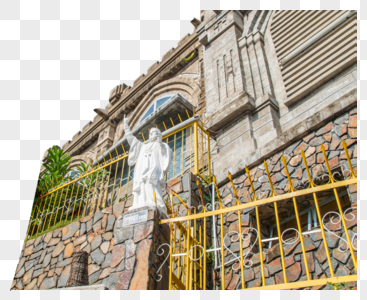 越南芽庄大教堂雕塑图片