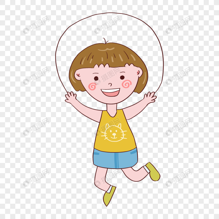 六一儿童节小朋友跳绳