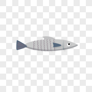AI矢量图可爱卡通鱼类元素海洋元素小鱼图片