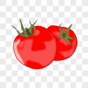 卡通手绘蔬菜水果红色西红柿图片