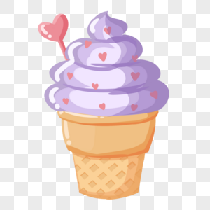 夏日甜筒冰淇淋高清图片