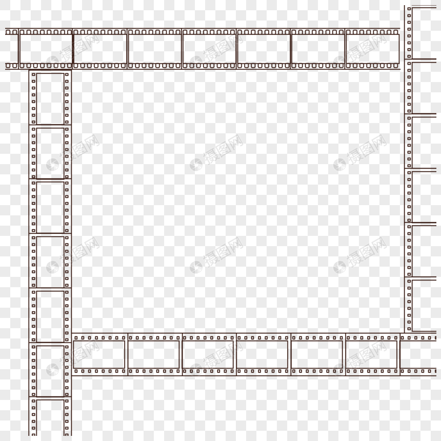 胶片装饰边框图片