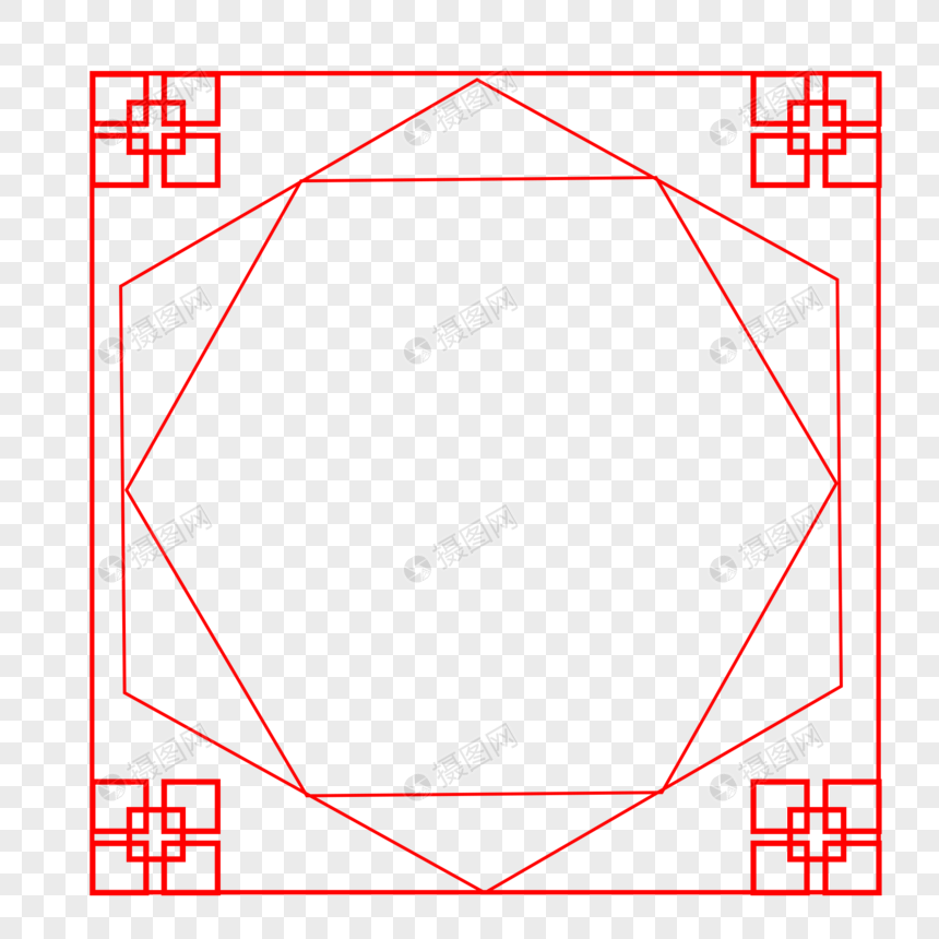 中式边框图片