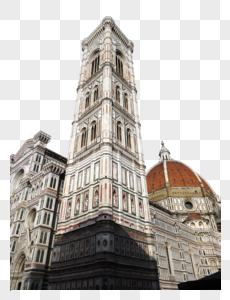 意大利佛罗伦萨乔托钟楼旅游高清图片素材