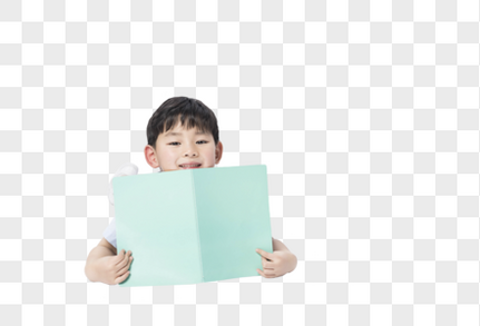 阅读读书男孩免抠高清图片素材