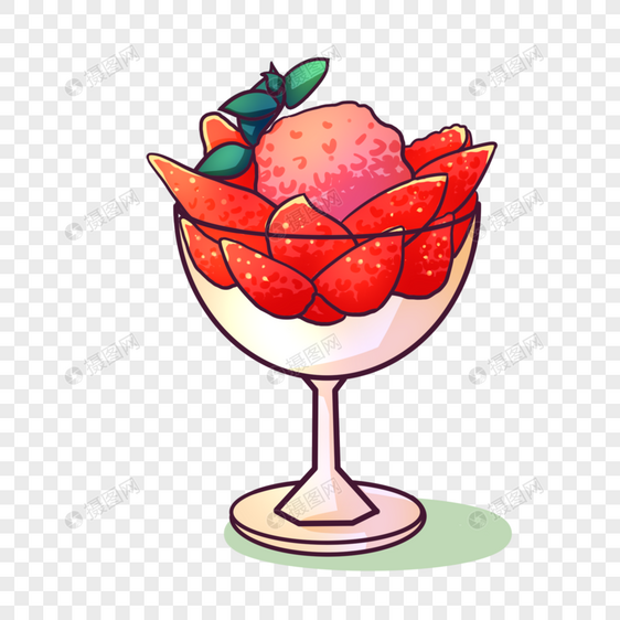 水果冰激凌图片