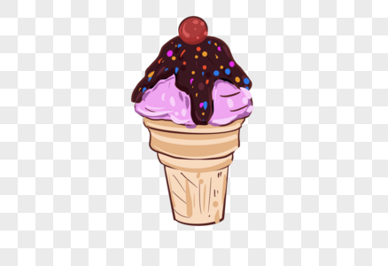 双拼巧克力冰淇淋图片