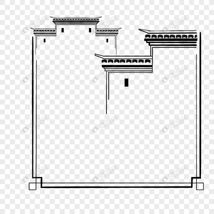 建筑样式边框图片