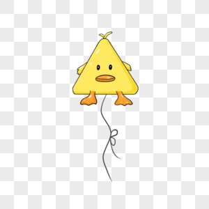 小黄鸭气球图片