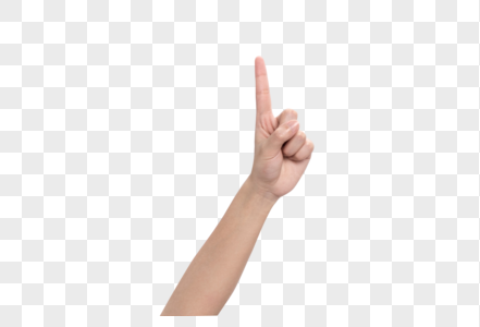 数字六手势图片