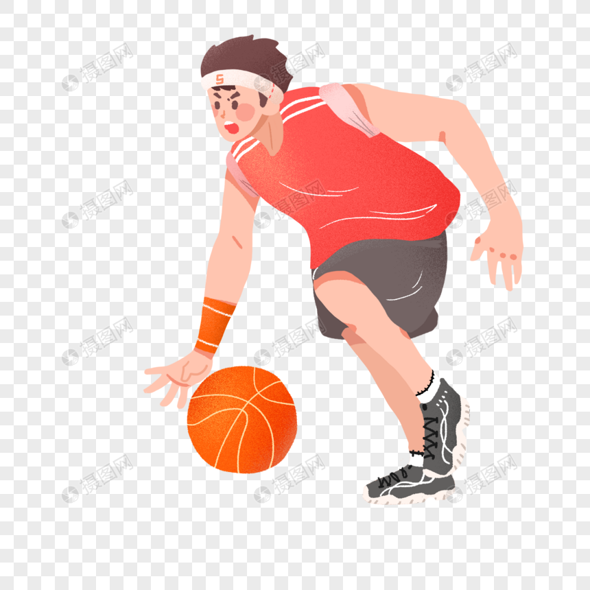 打篮球的少年图片
