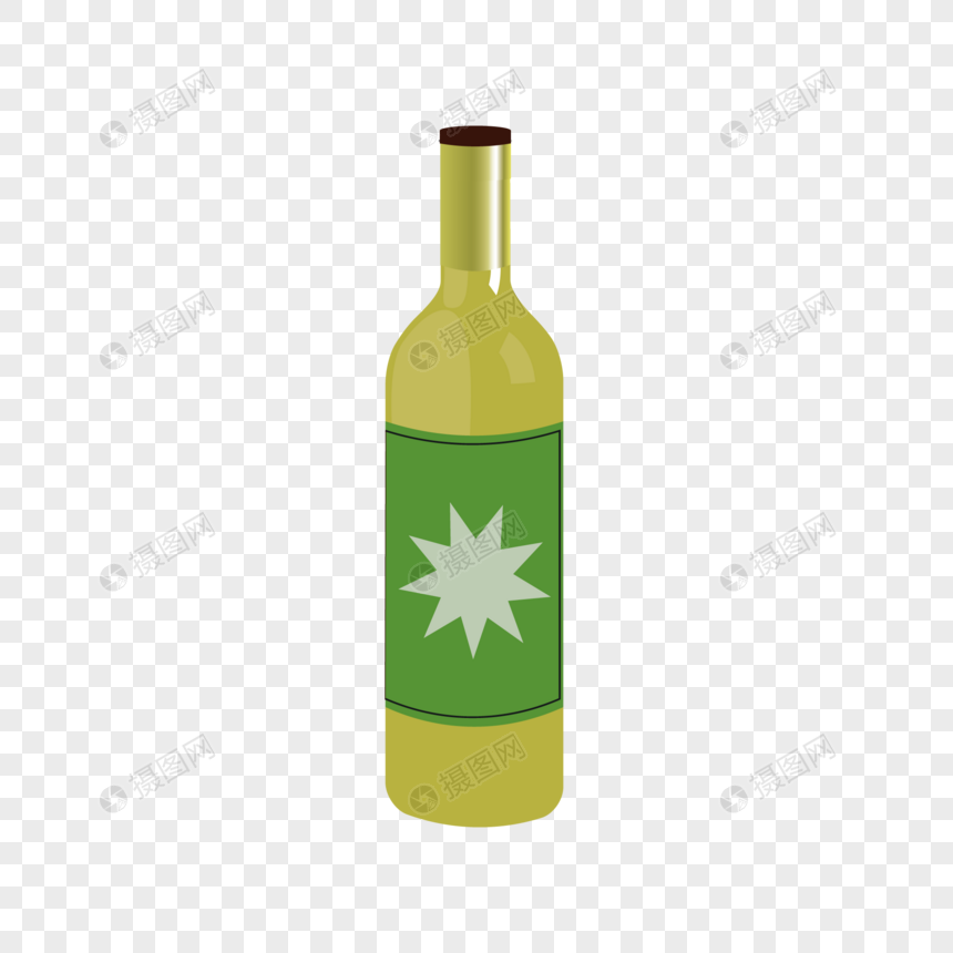 AI矢量图酒瓶元素图片