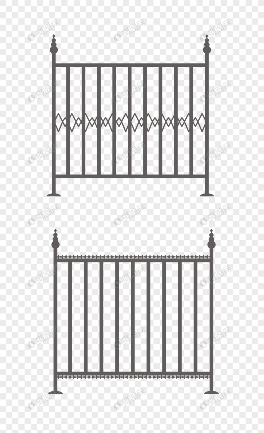 矢量栏杆图片