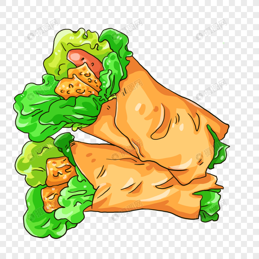 煎饼果子元素素材下载-正版素材401329853-摄图网