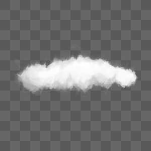 第二朵云水彩第二高清图片