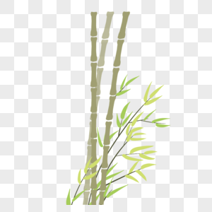 竹子林免扣素材端午节高清图片素材
