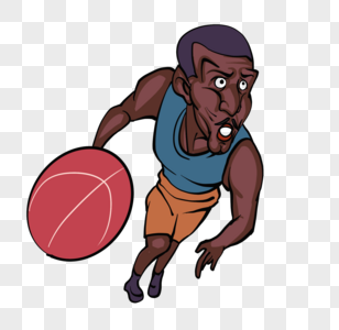 漫画篮球运动员图片