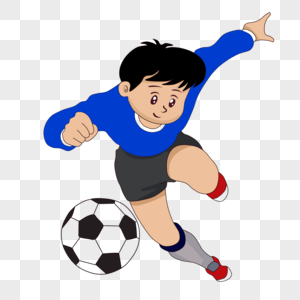 卡通人物足球小子高清图片