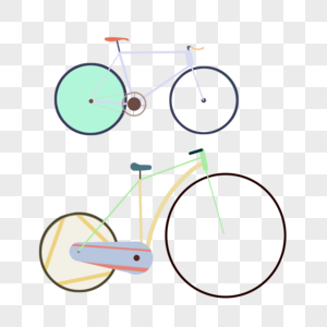 自行车自行车简笔手绘高清图片