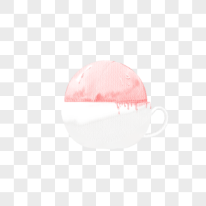 杯装草莓味冰淇淋图片