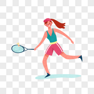 羽毛球女孩瘦身抛接球高清图片
