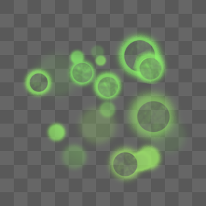 绿色小泡泡透明泡泡绿色高清图片