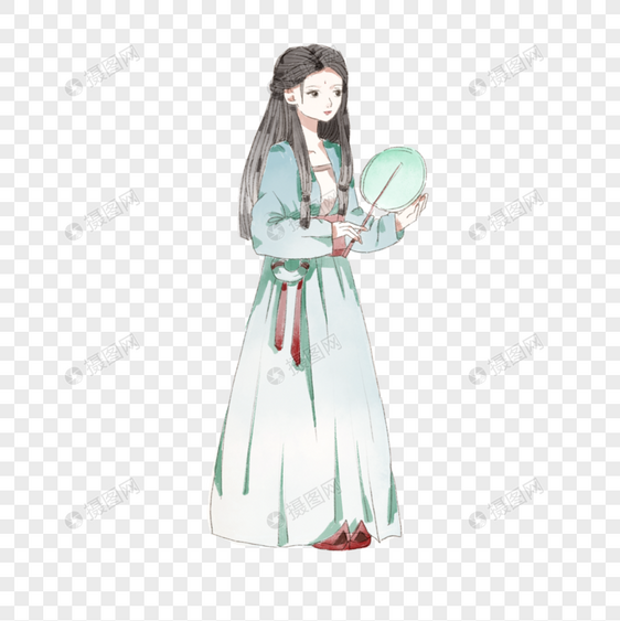 汉服女生图片