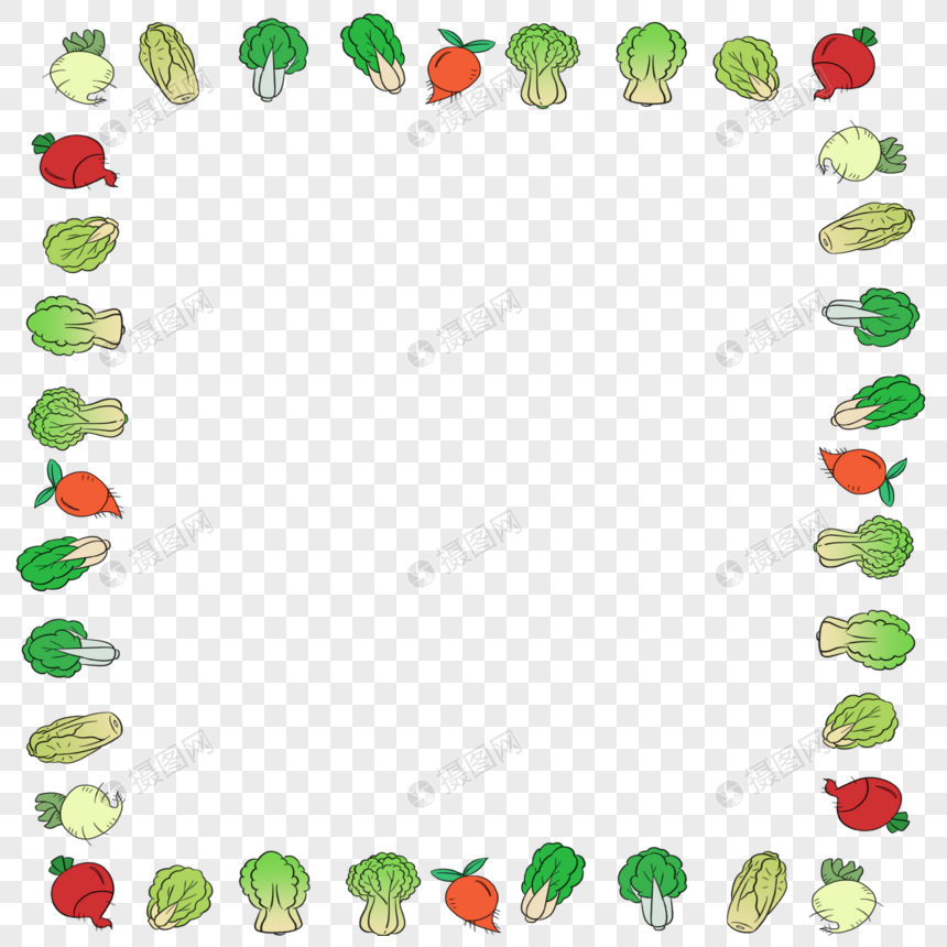 蔬菜边框图片