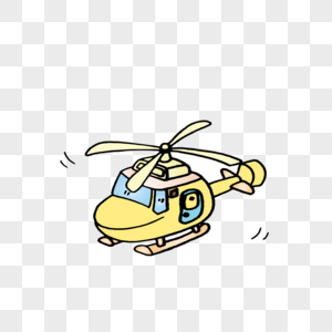 卡通直升飞机图片