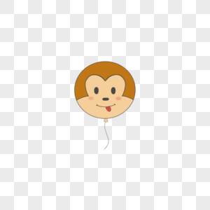 小猴子气球图片