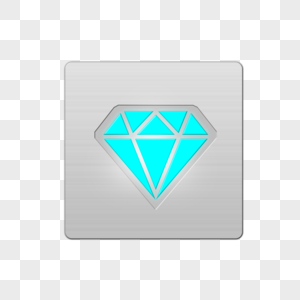 钻石金属按钮高清图片