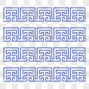 中式纹样古典对称形高清图片