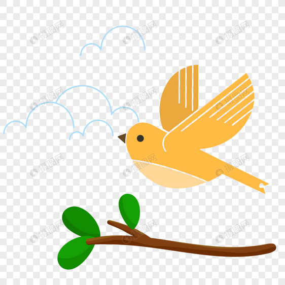 飞鸟动物图标免抠矢量插画素材图片