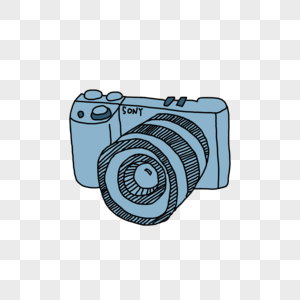 卡通照相机蓝色索尼高清图片