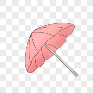 雨伞太阳伞清新夏日图片