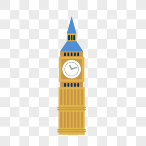 古典欧式伦敦钟楼矢量建筑素材高清图片