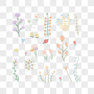 花卉植物装饰图片