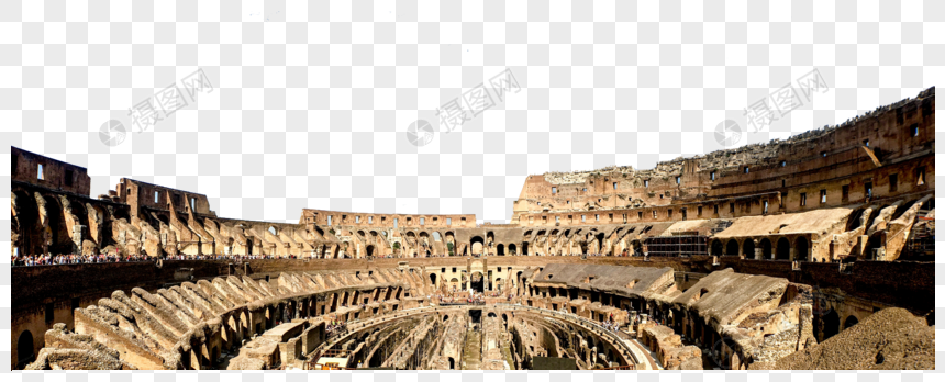 古罗马斗兽场全景图图片