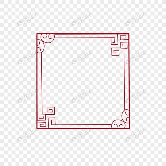 红色边框图片