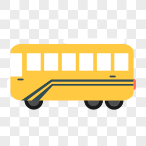 交通工具公交车图标免抠矢量插画素材图片